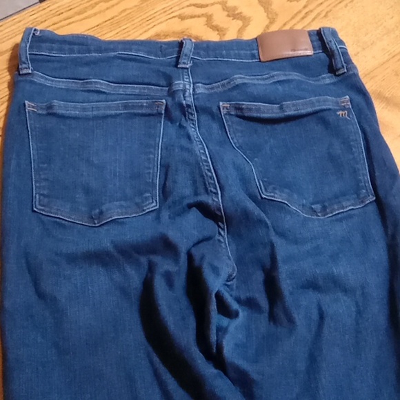 MADEWELL WOMENS JEANS 29 DENIM Pants Used Preowned HIGH RISE SKINNY Faded - Picture 11 of 11